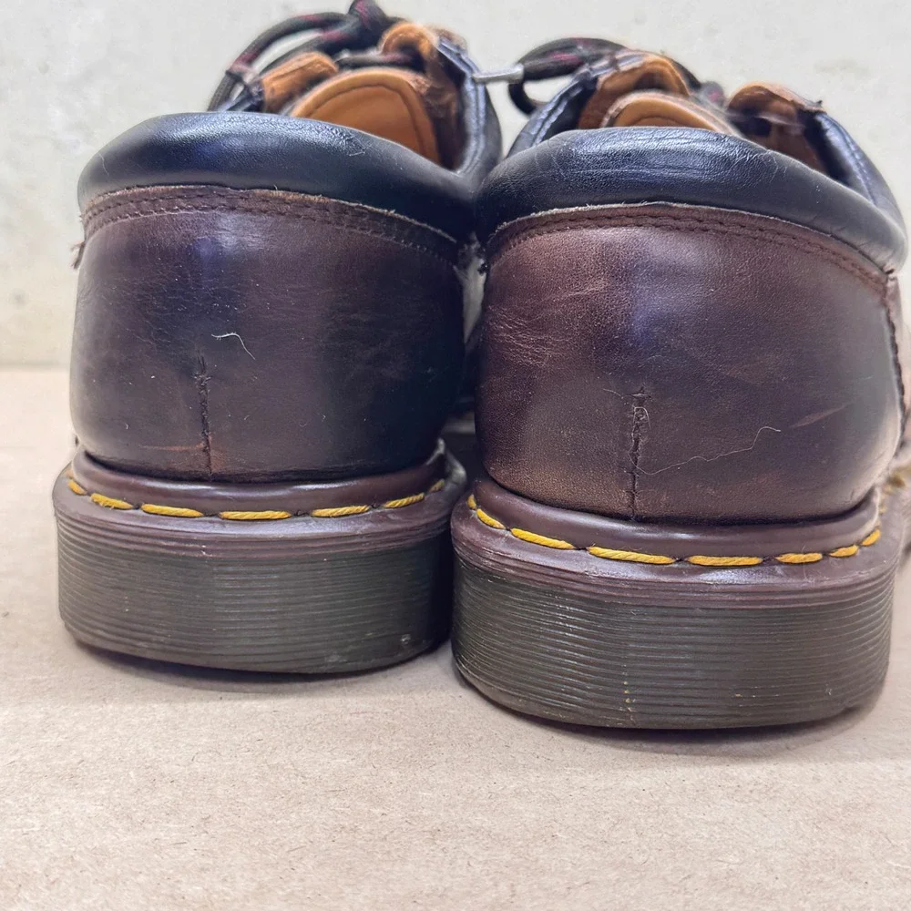 Dr. Martens 8053 Oxford Mens UK/9 Dark Brown England‎ Vintage Grunge Goth Lug